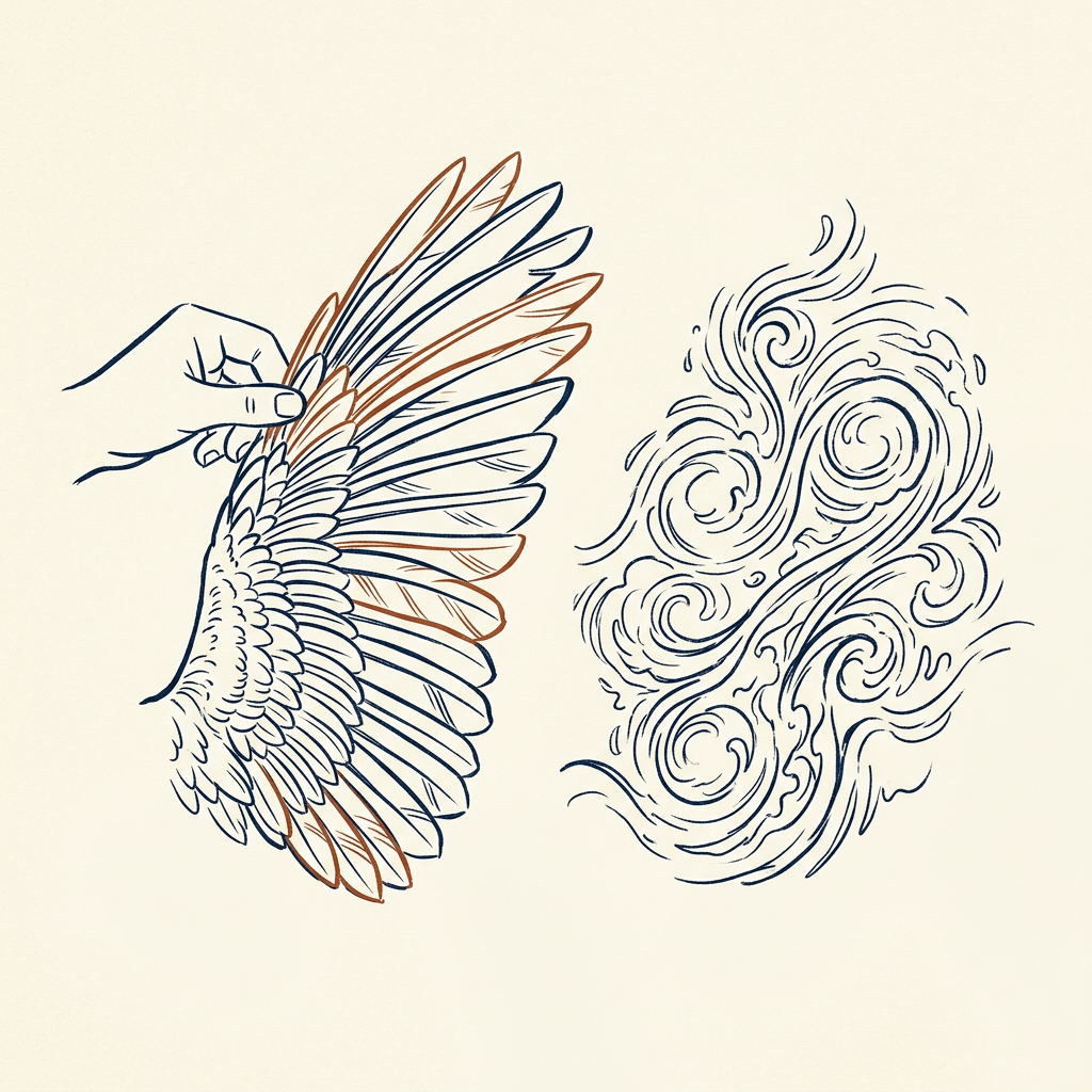 Wings that stayed on paper