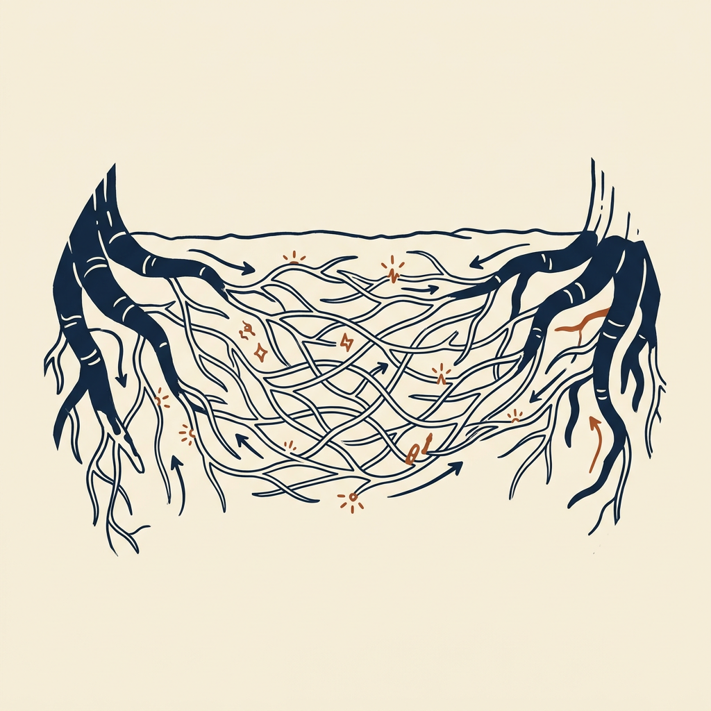 The underground wood wide web