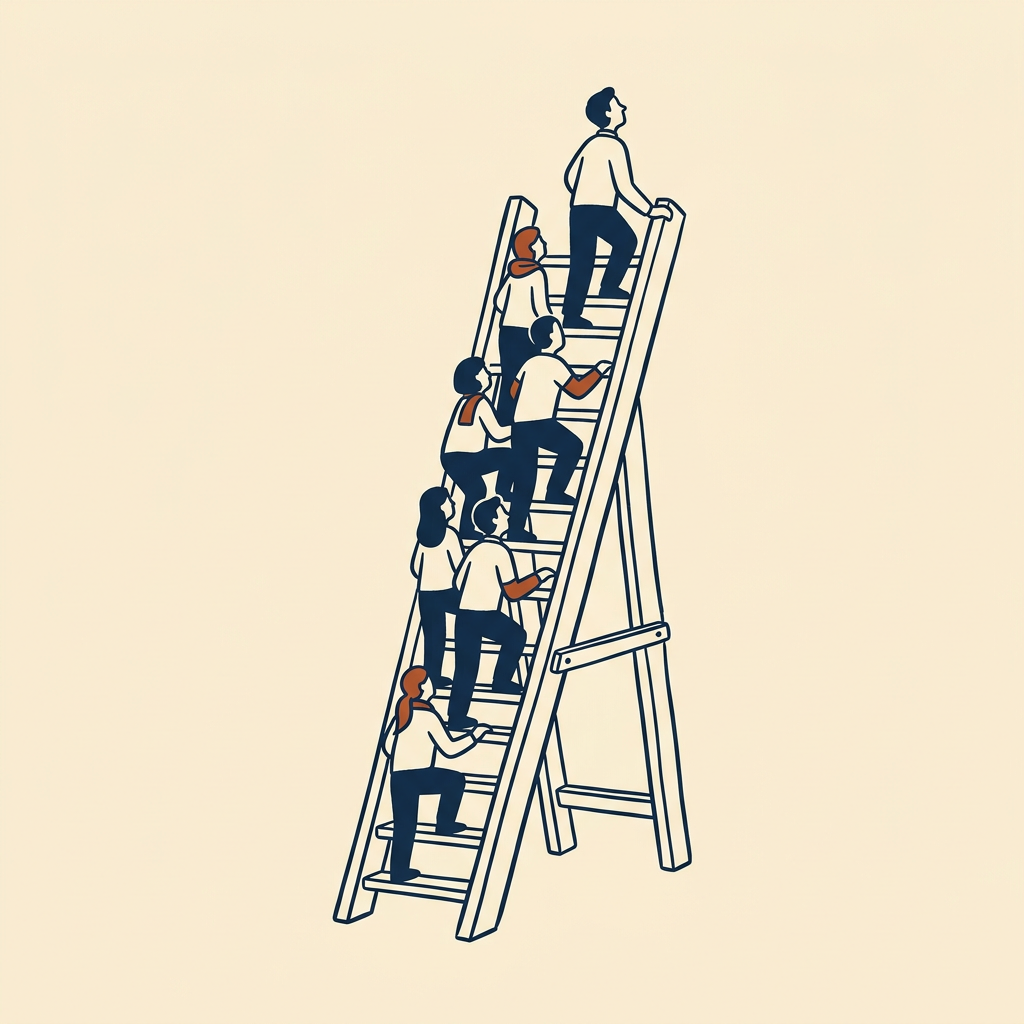 Build a ladder of leaders