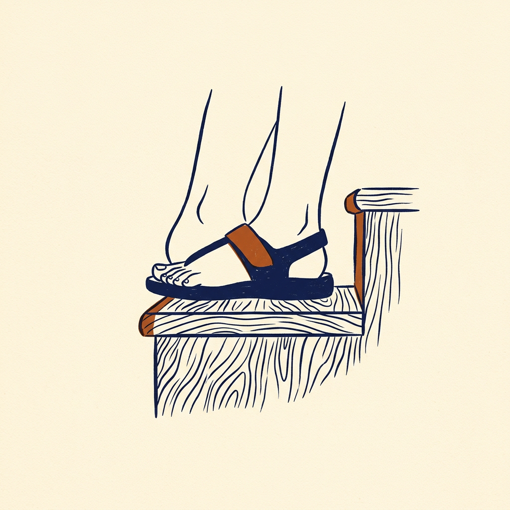 Walking without arriving