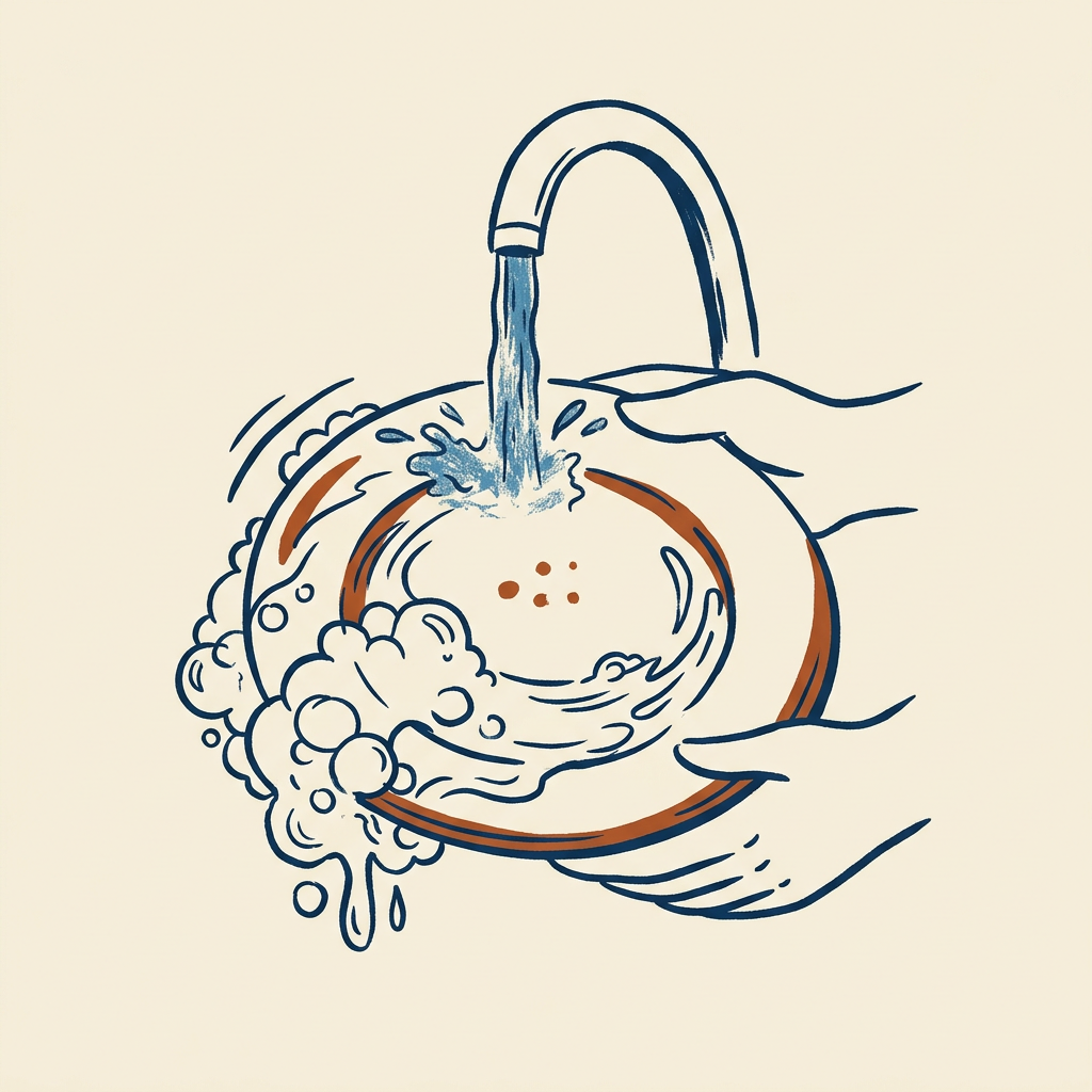 Dishes done for themselves