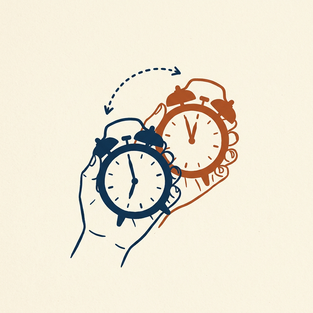 Chronotype over total hours