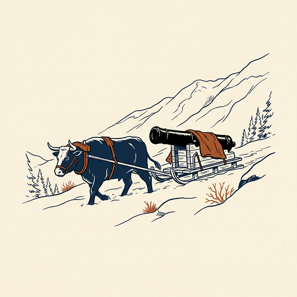 Cannons over the mountains