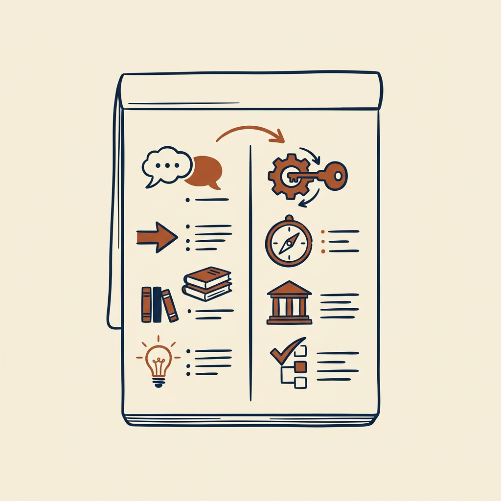 Systematize the learning