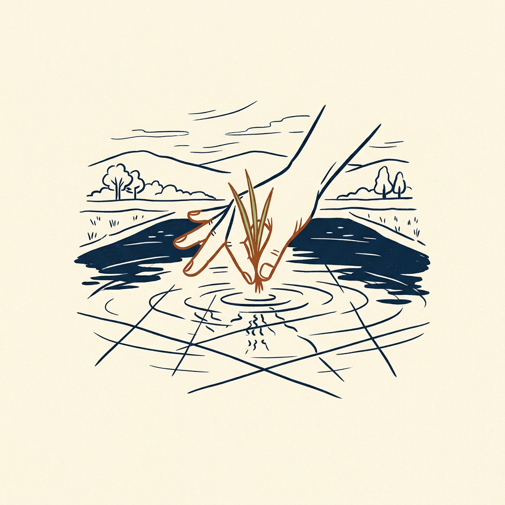 Rice paddies and math