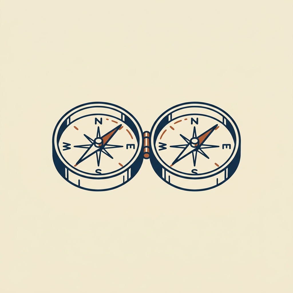 Compass before path