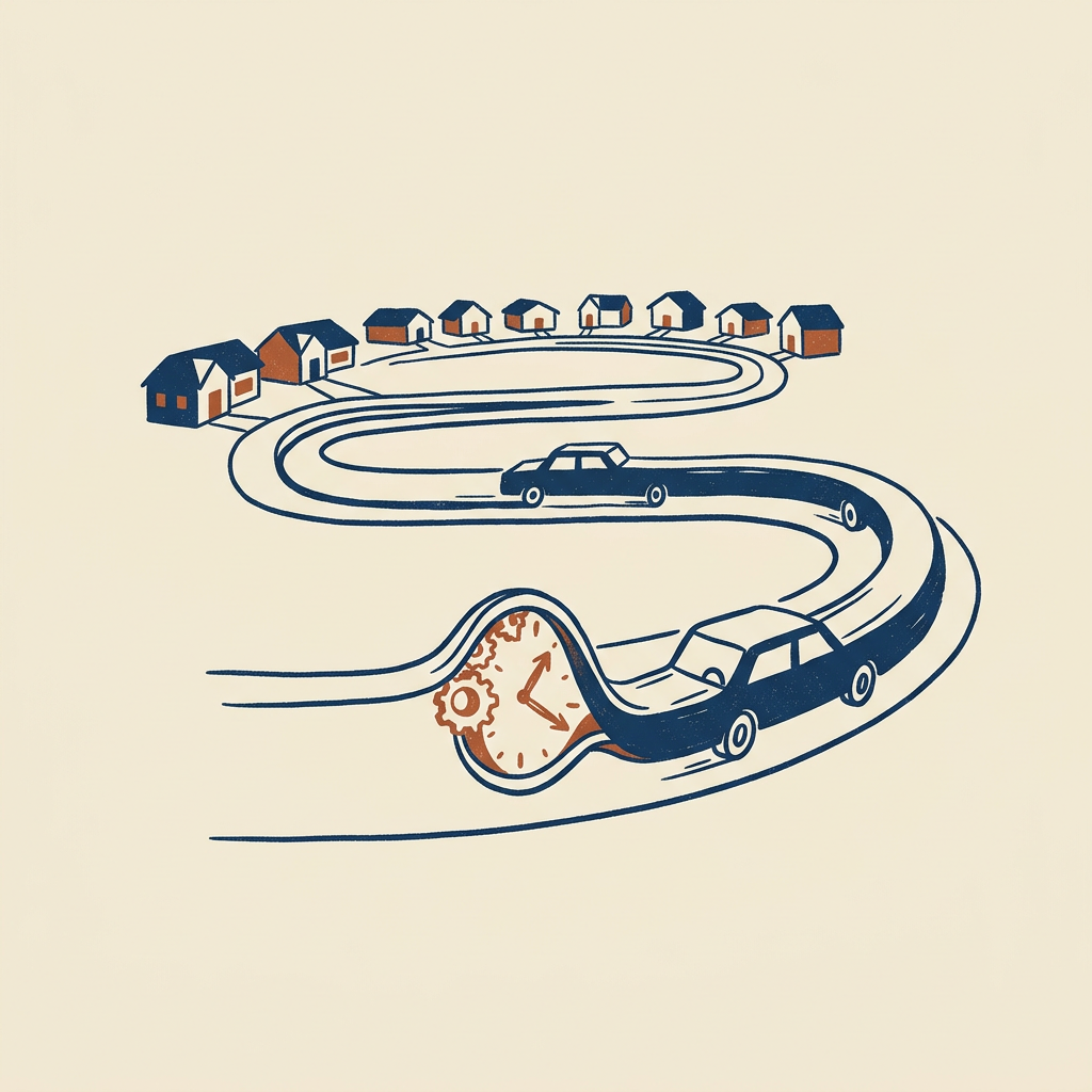 Sprawl and fractured time