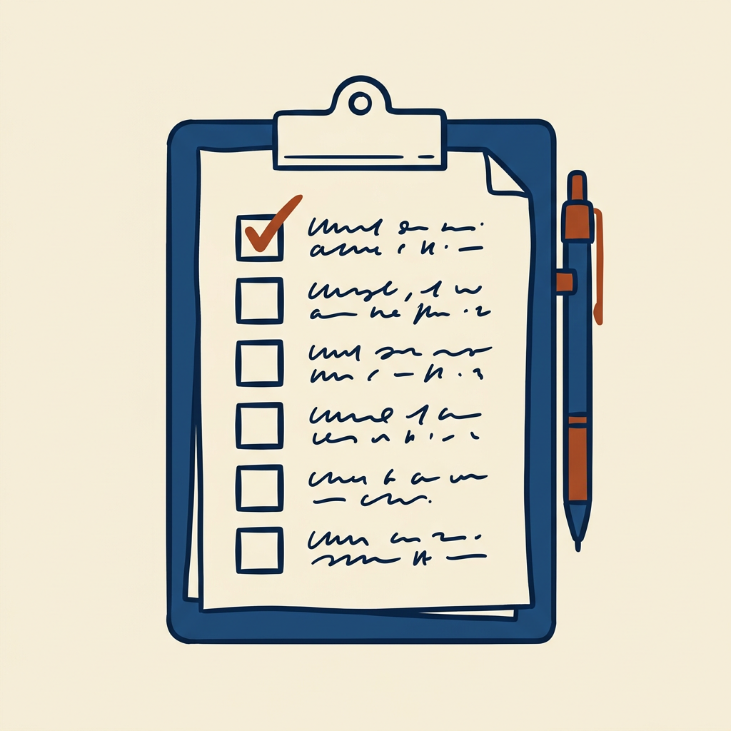 Use it as a checklist