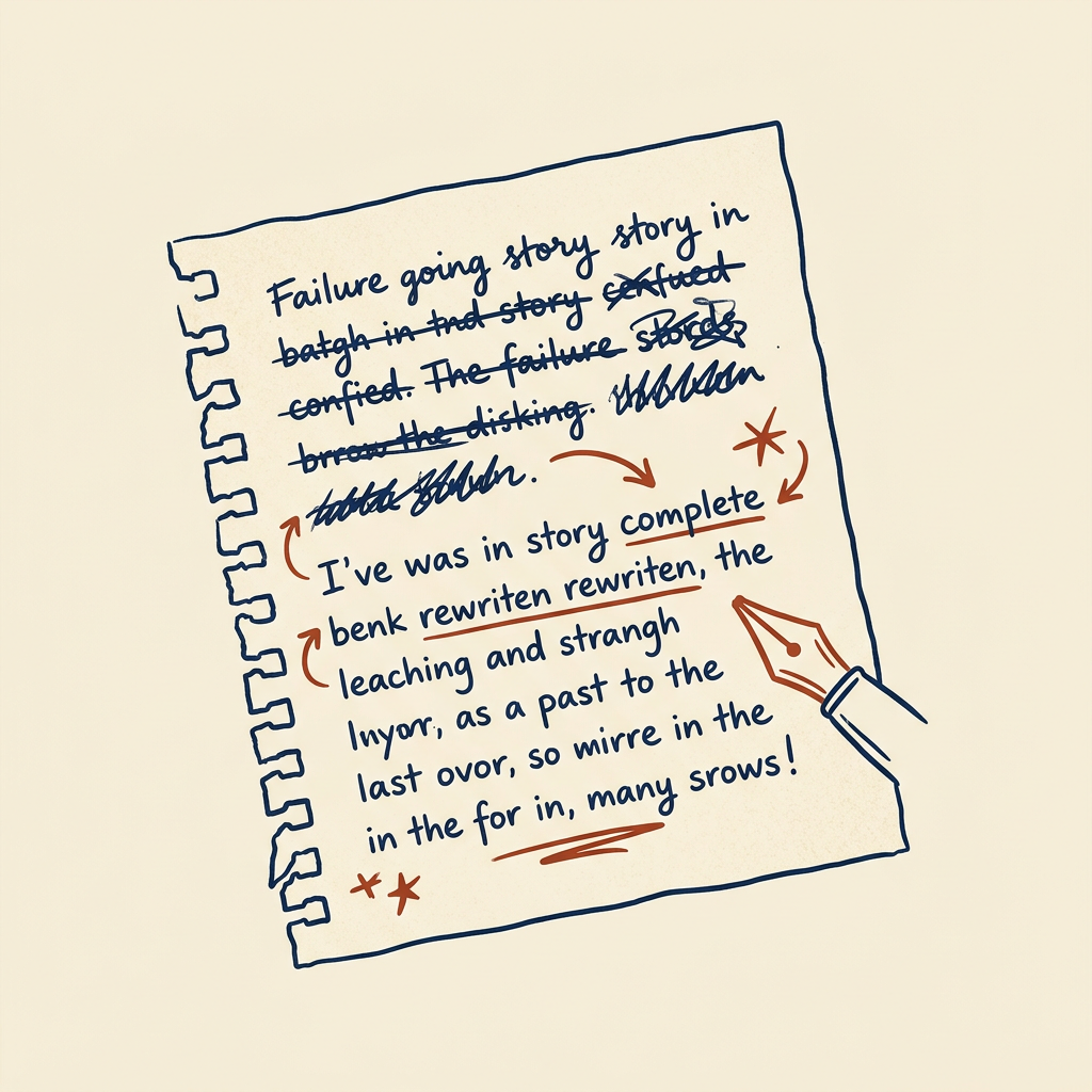 Rewrite the failure story