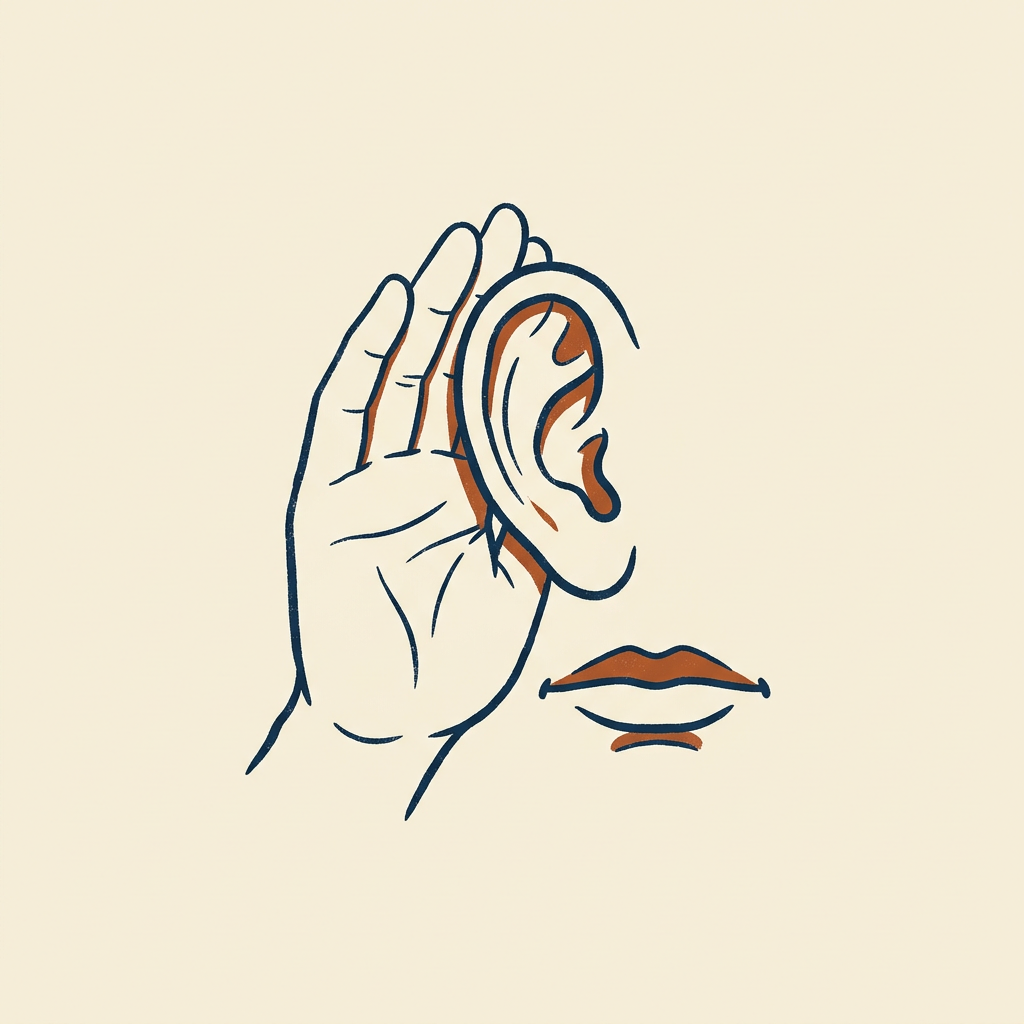 Listen before advising