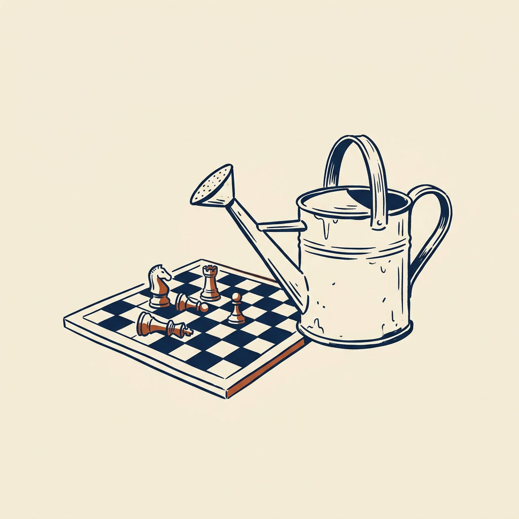 Chess master to gardener