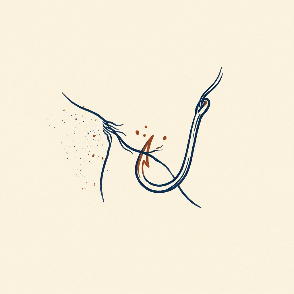 Catching the hook