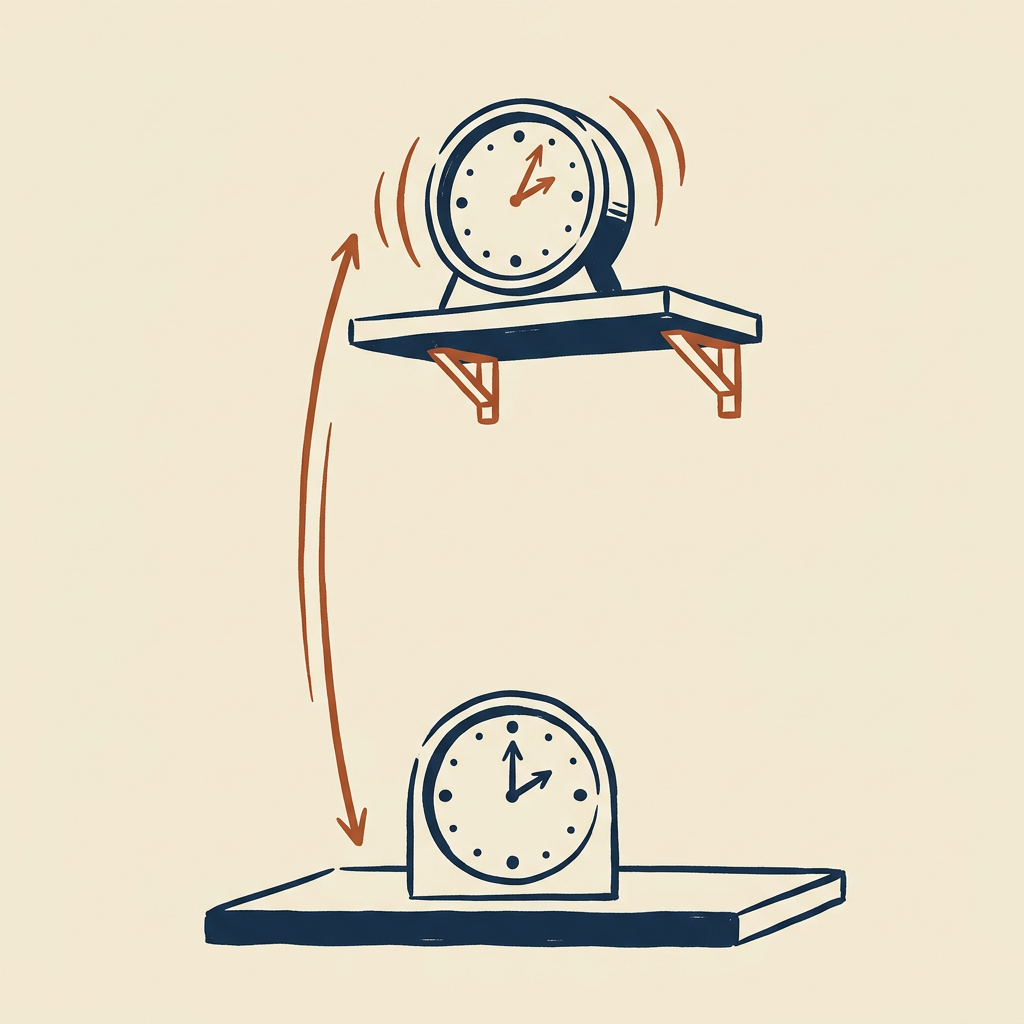 Clocks disagree on rate