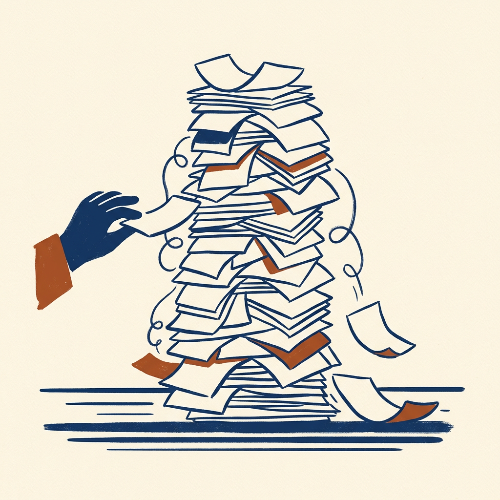 Unfinished cycles stack