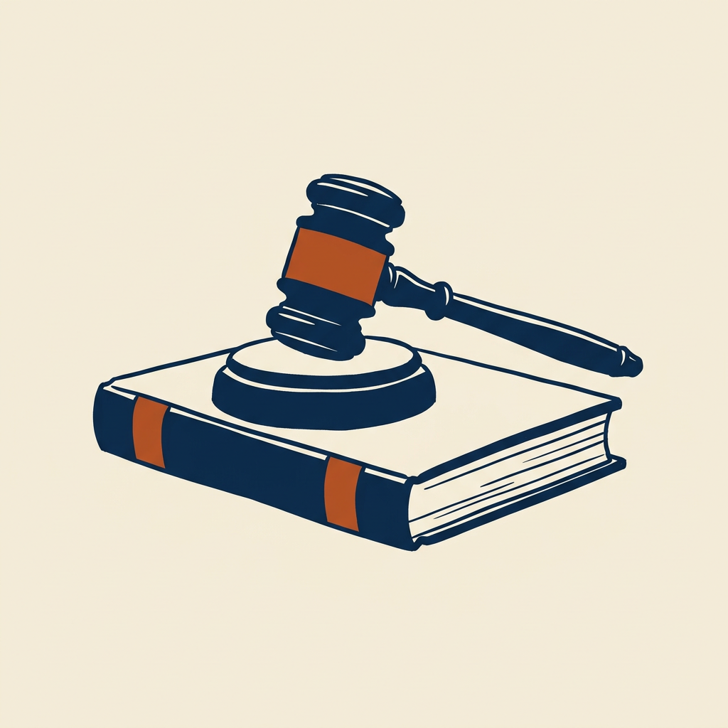 Judge, victim, book of law