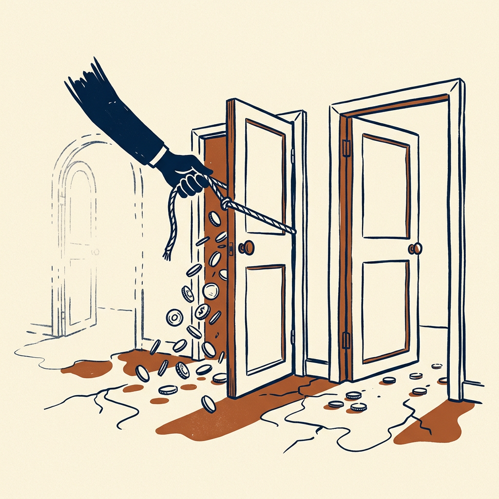 Open doors cost money