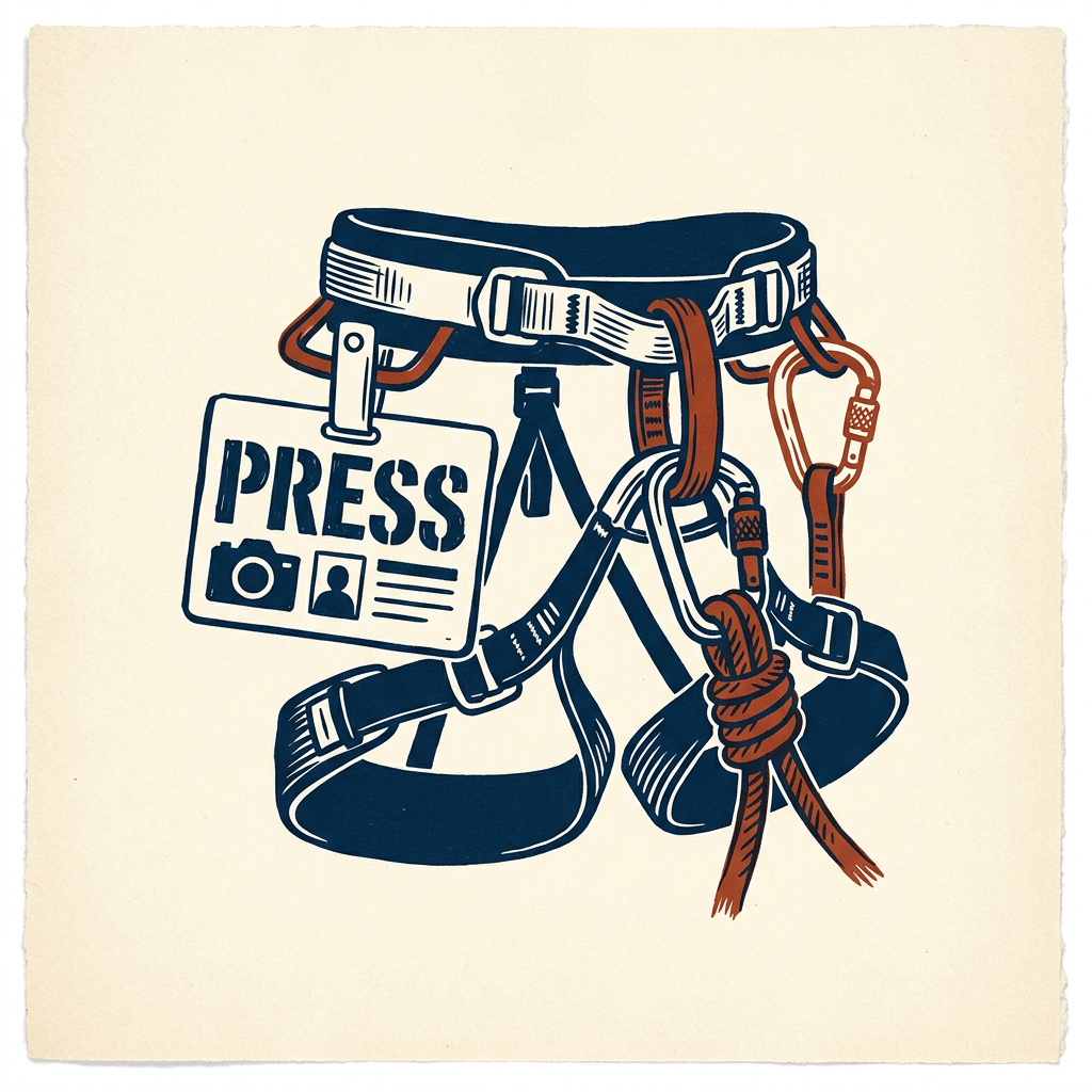 Reporter on the rope