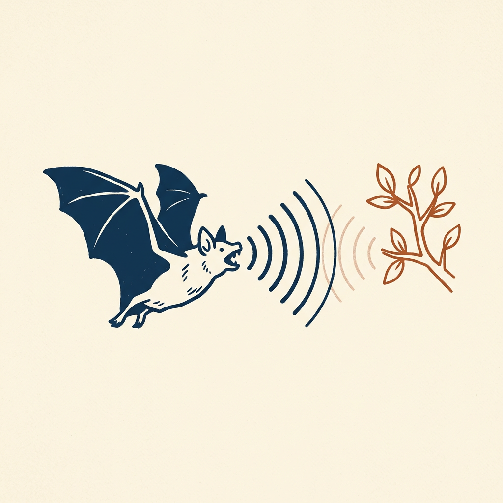 Echolocation as active sensing