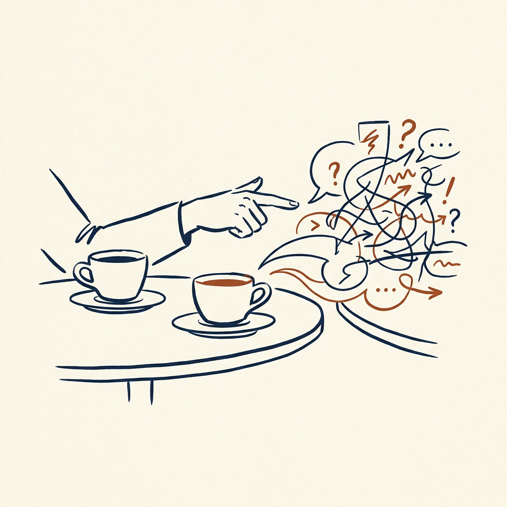Dialogue from eavesdropping