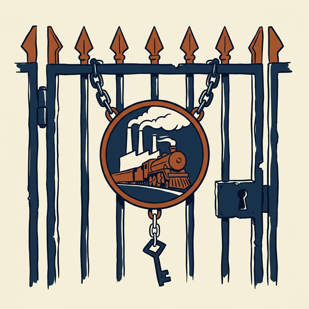 Industry backed by force