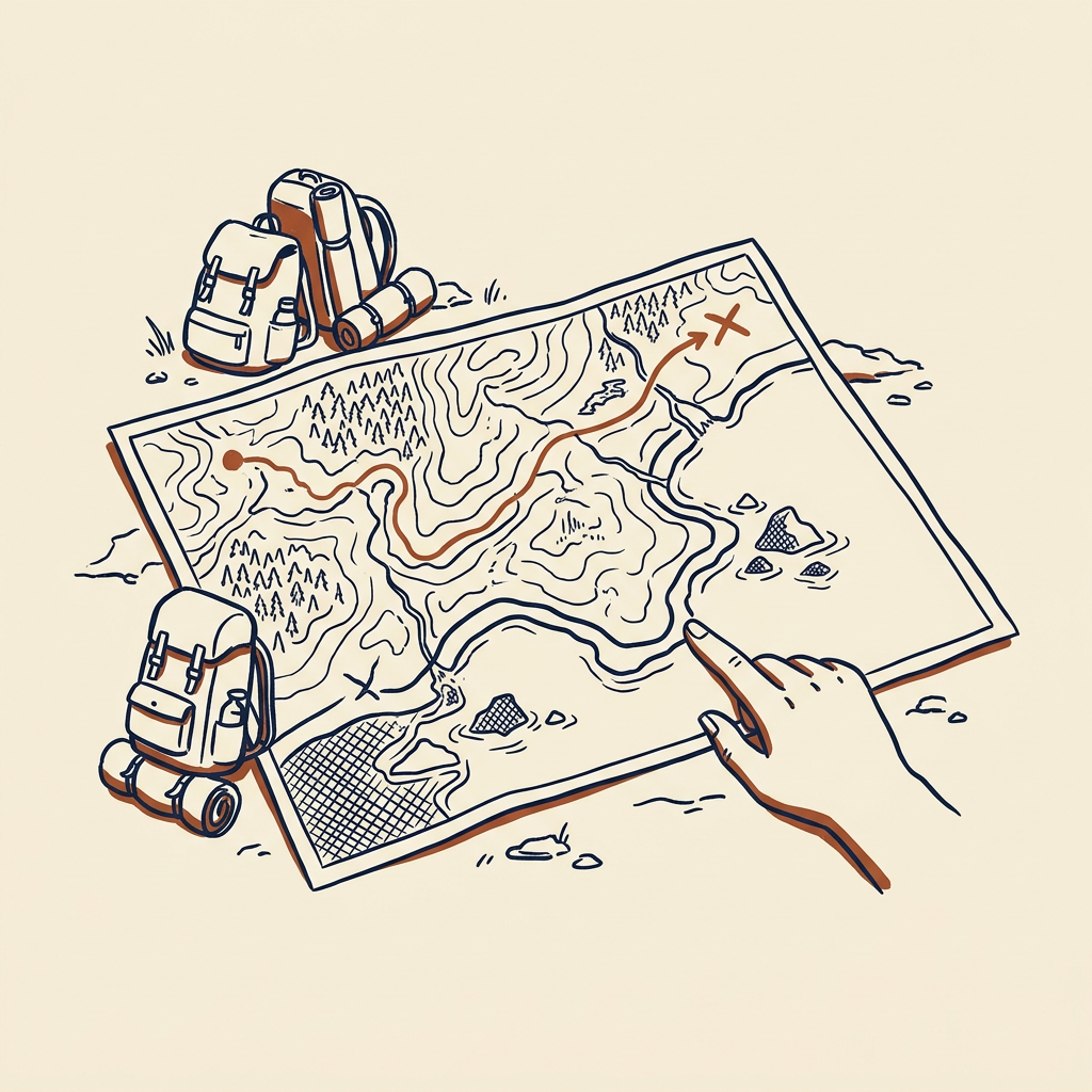 Chart the route first