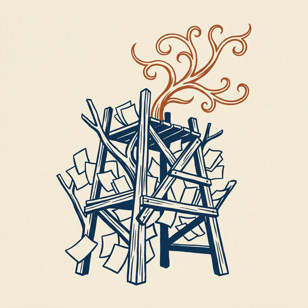Memory scaffolds thinking