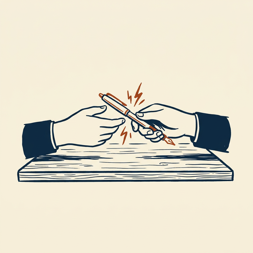 Friction creates the ideas