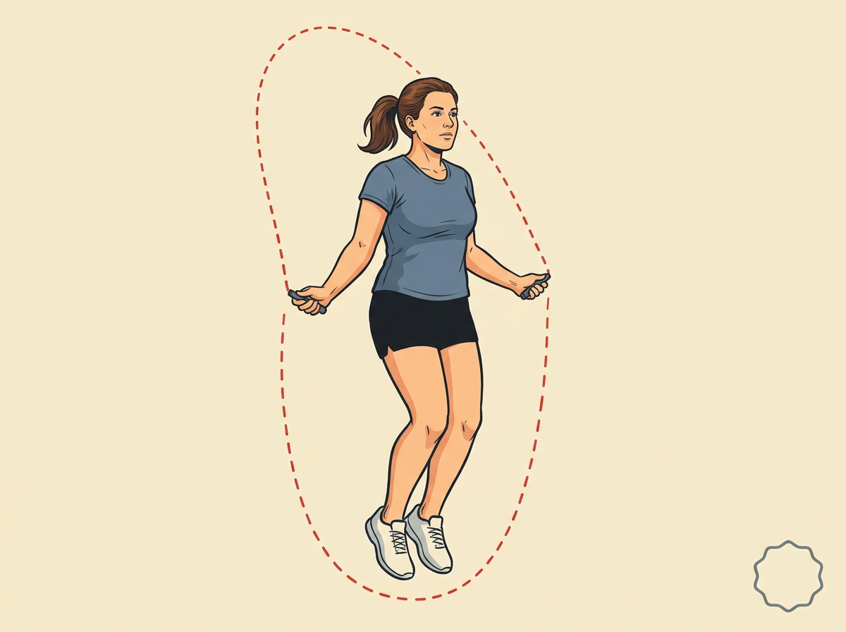 COUNT each landing out loud up to twenty then stop and reset your feet.