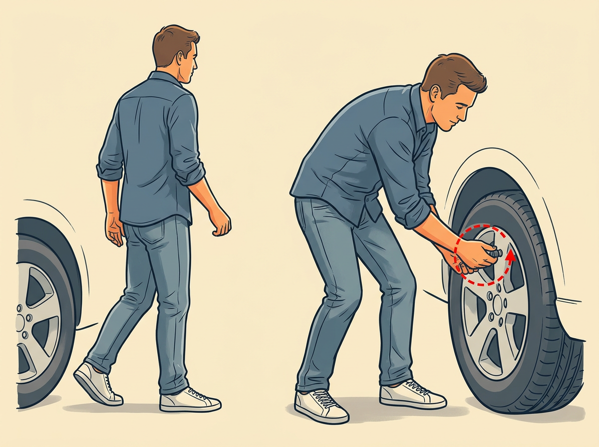 8: REPLACE the valve cap by twisting it clockwise until snug.