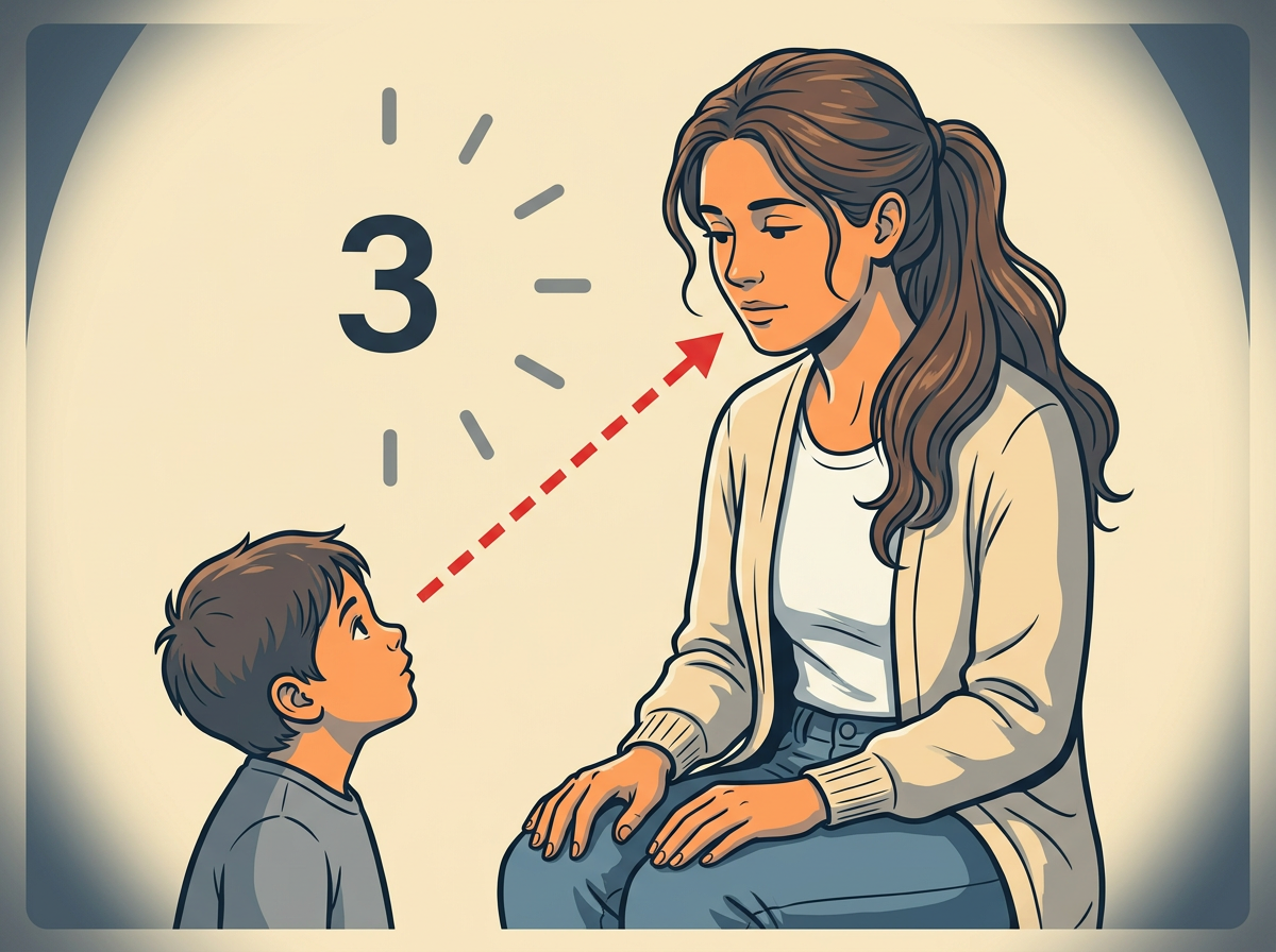 5: PAUSE for a silent count of three after the final word.