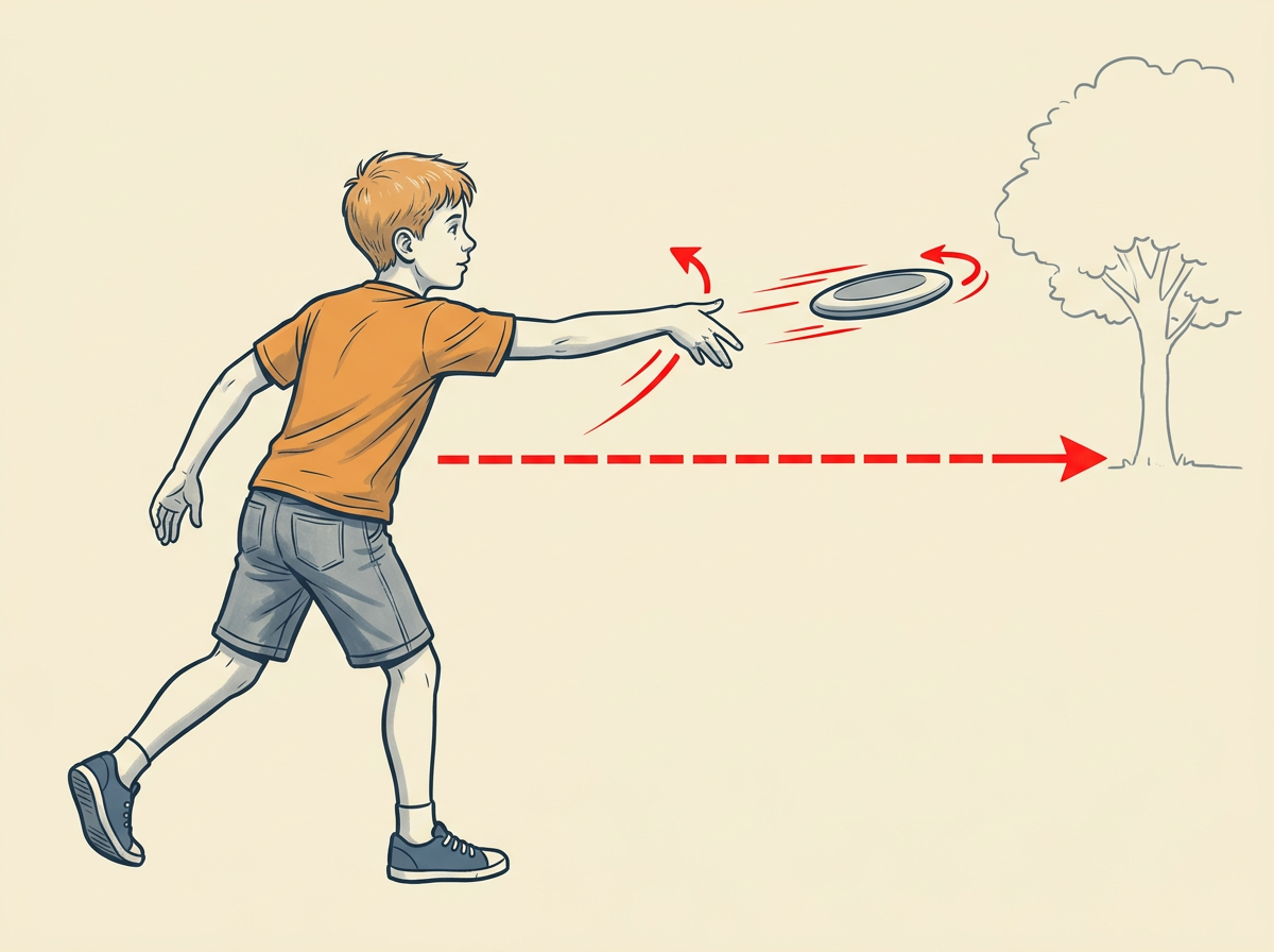 SNAP the wrist hard at the moment the arm points at the target.