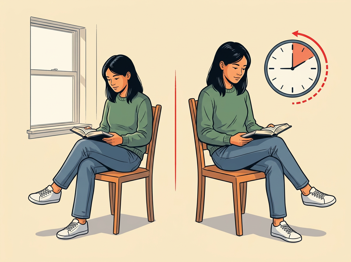 3: SET the same quiet chair and the same ten minutes each day.