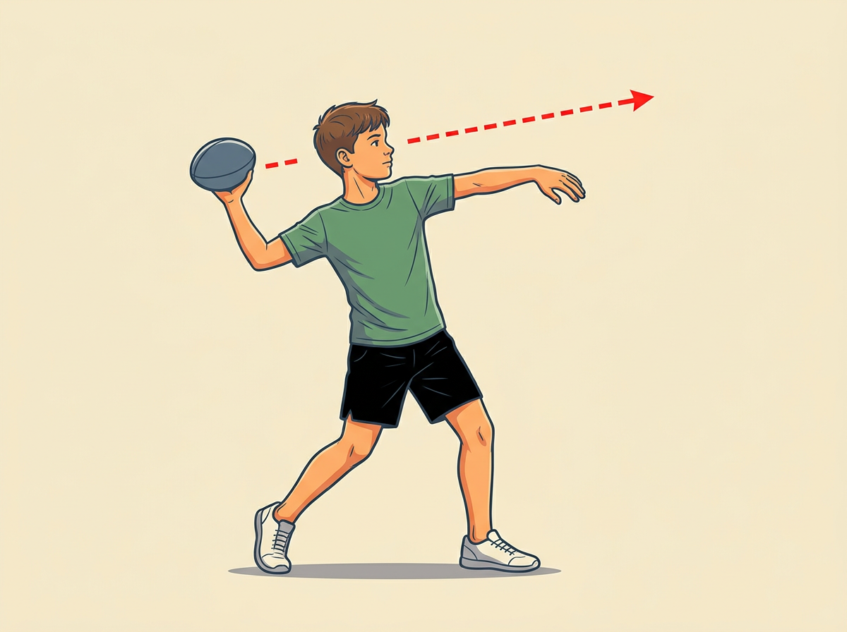 DRIVE your shoulder and arm forward as your hips finish opening to the target.