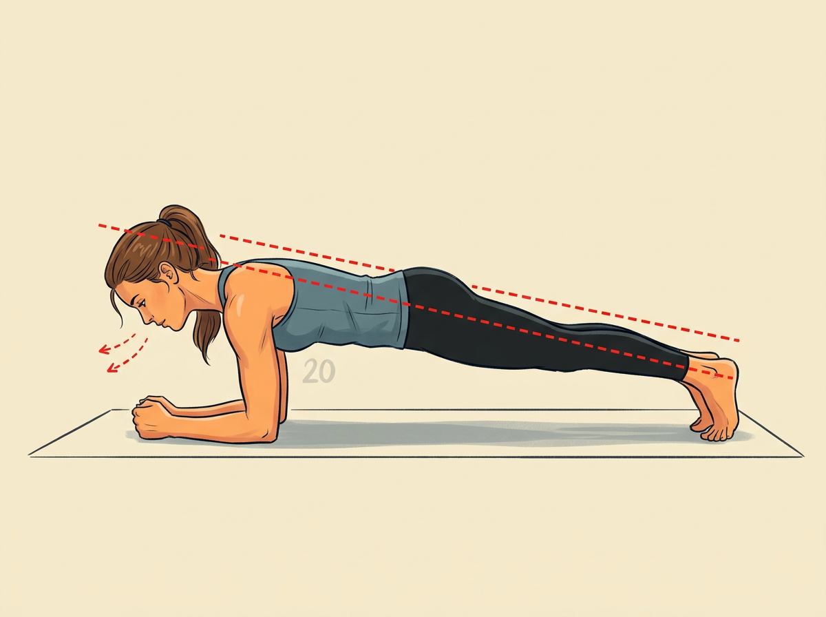 HOLD the line steady for a slow count of twenty while breathing in twos.