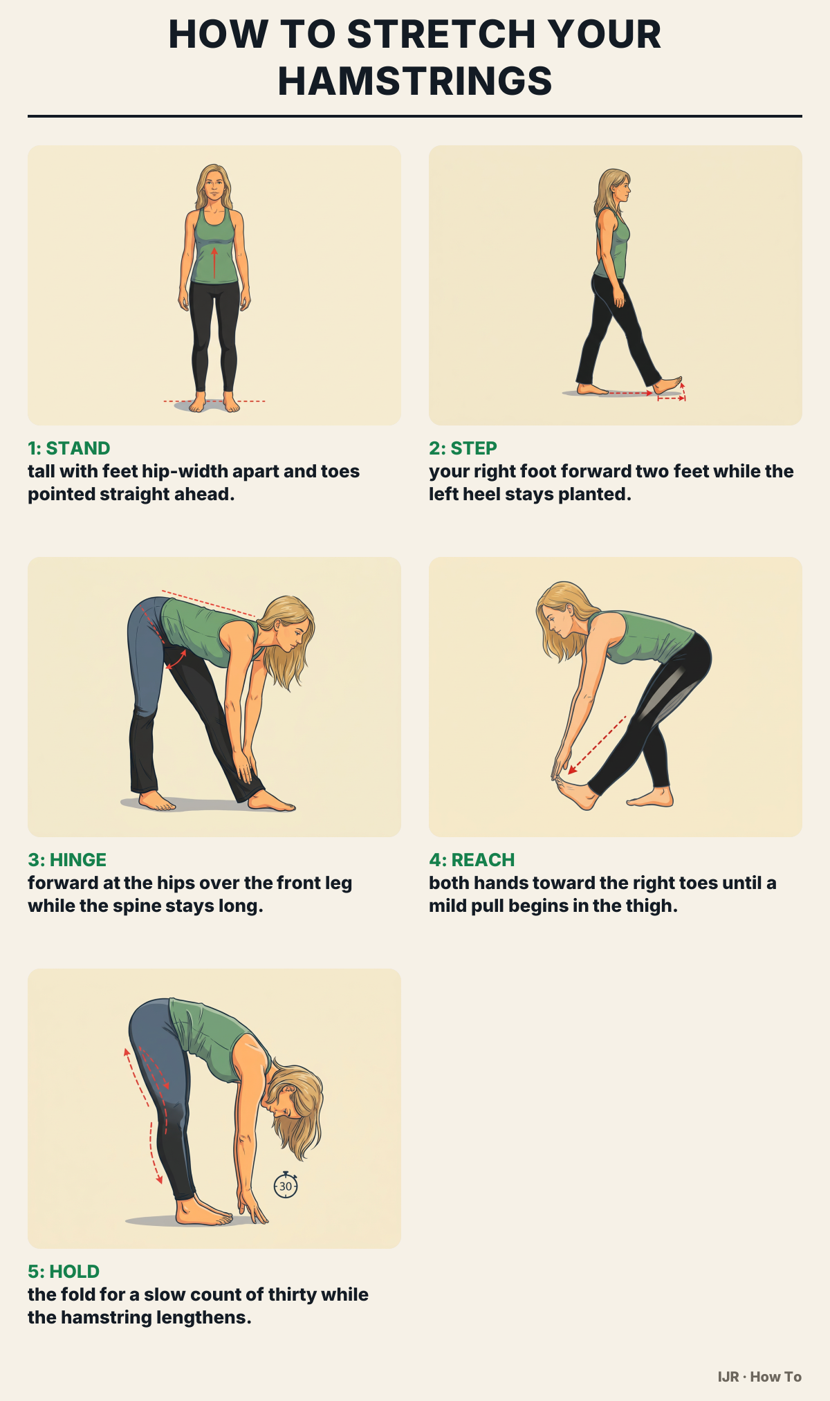 How to stretch your hamstrings