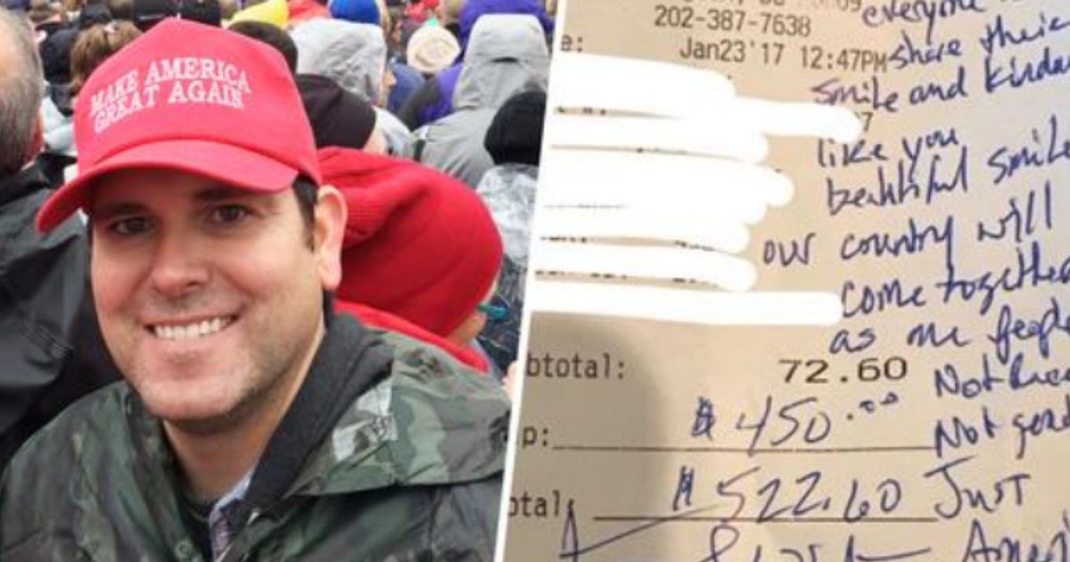 Trump-Supporting Cowboys Leave Black Waitress Powerful Note and a Hefty Tip to Back It Up