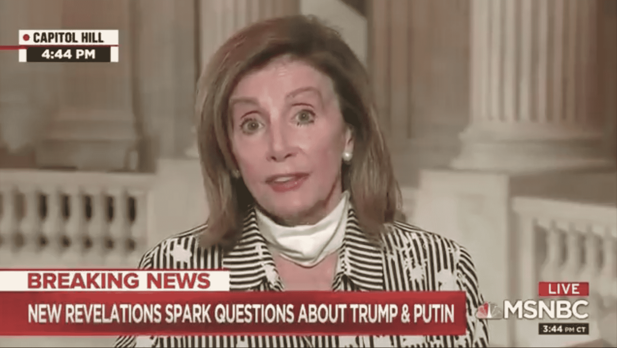 Pelosi Says Trump Has ‘Undermined Any Credibility He May Have Had’ Over Russian Bounty Reports