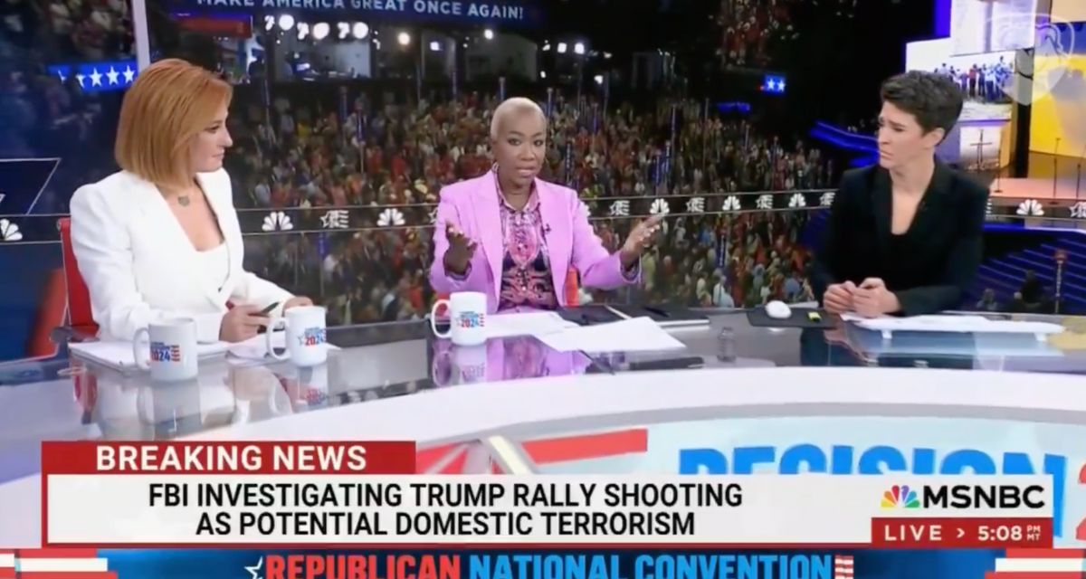 Joy Reid Frets Trump Will Be Able to ‘Rewrite Himself’ as a Victim After Assassination Attempt