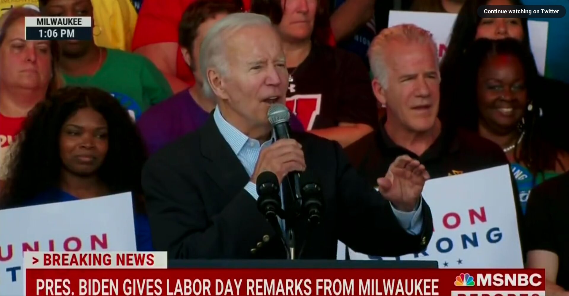 Biden Roasts Heckler: ‘Everybody’s Entitled to Be an Idiot’