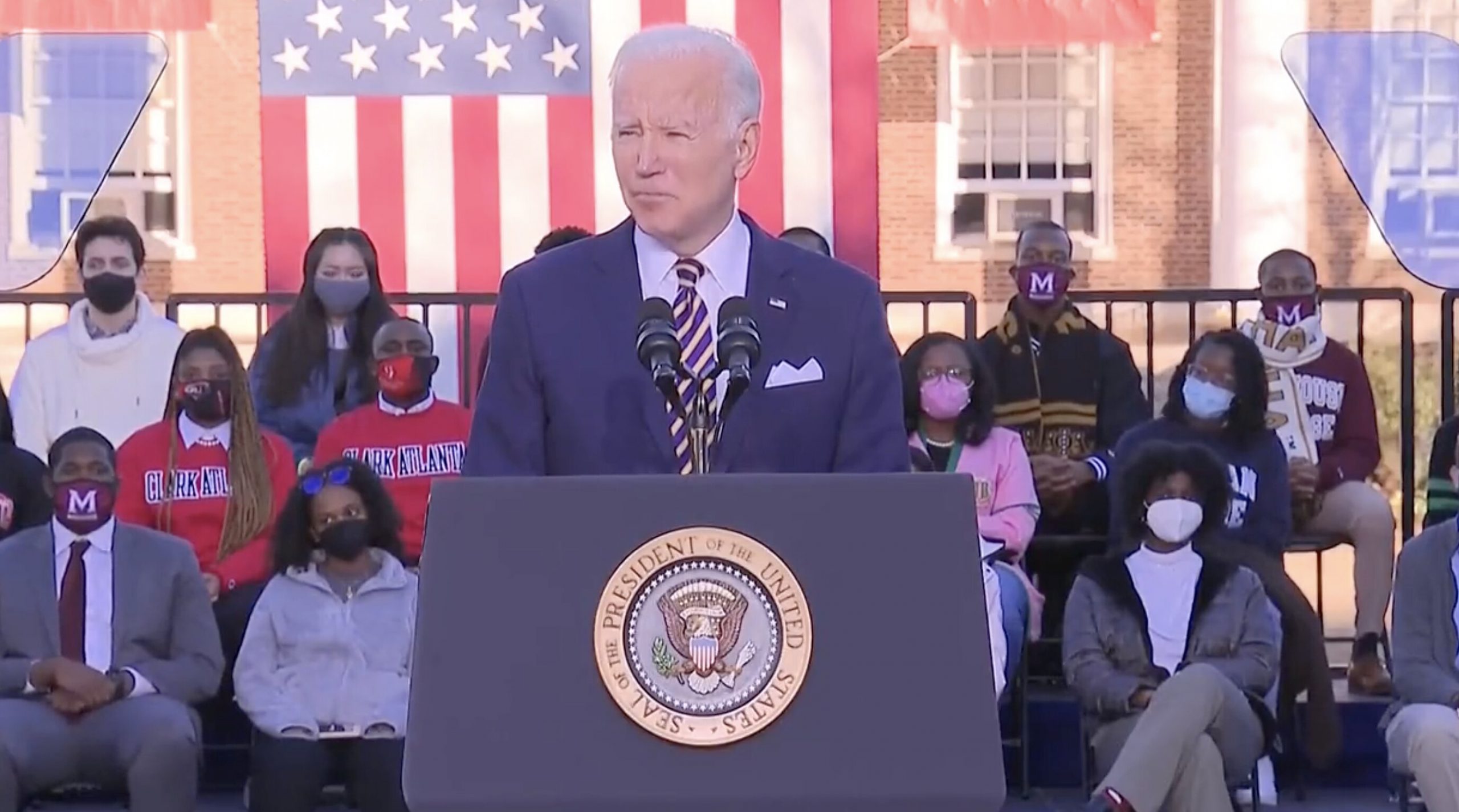Video: Biden Again Refers to Kamala Harris as President