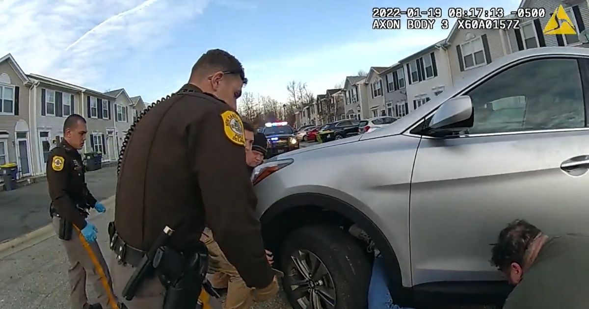 Watch: Police, Good Samaritan Make Daredevil Rescue After Elderly Woman Gets Pinned to Ground