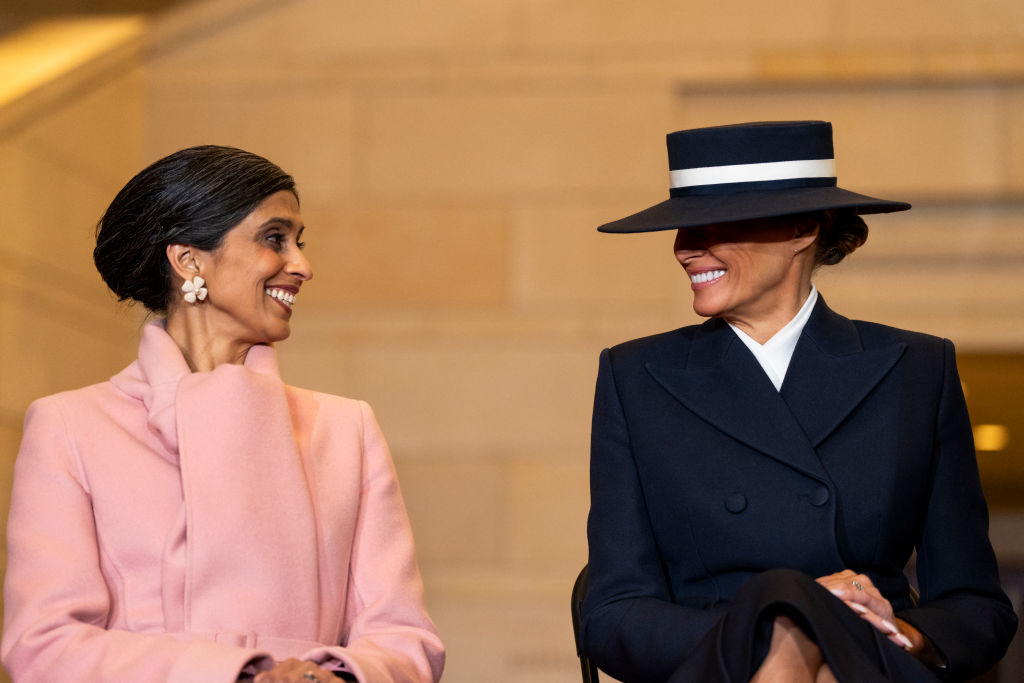 Melania Trump and Usha Vance Make First Joint Trip to Meet Military Families