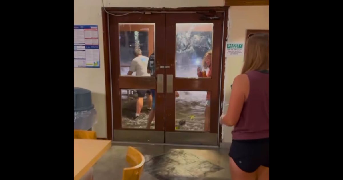 Scary Video: Massive Wave Smashes Through Doors of Marshall Islands Army Base, Taking People with It