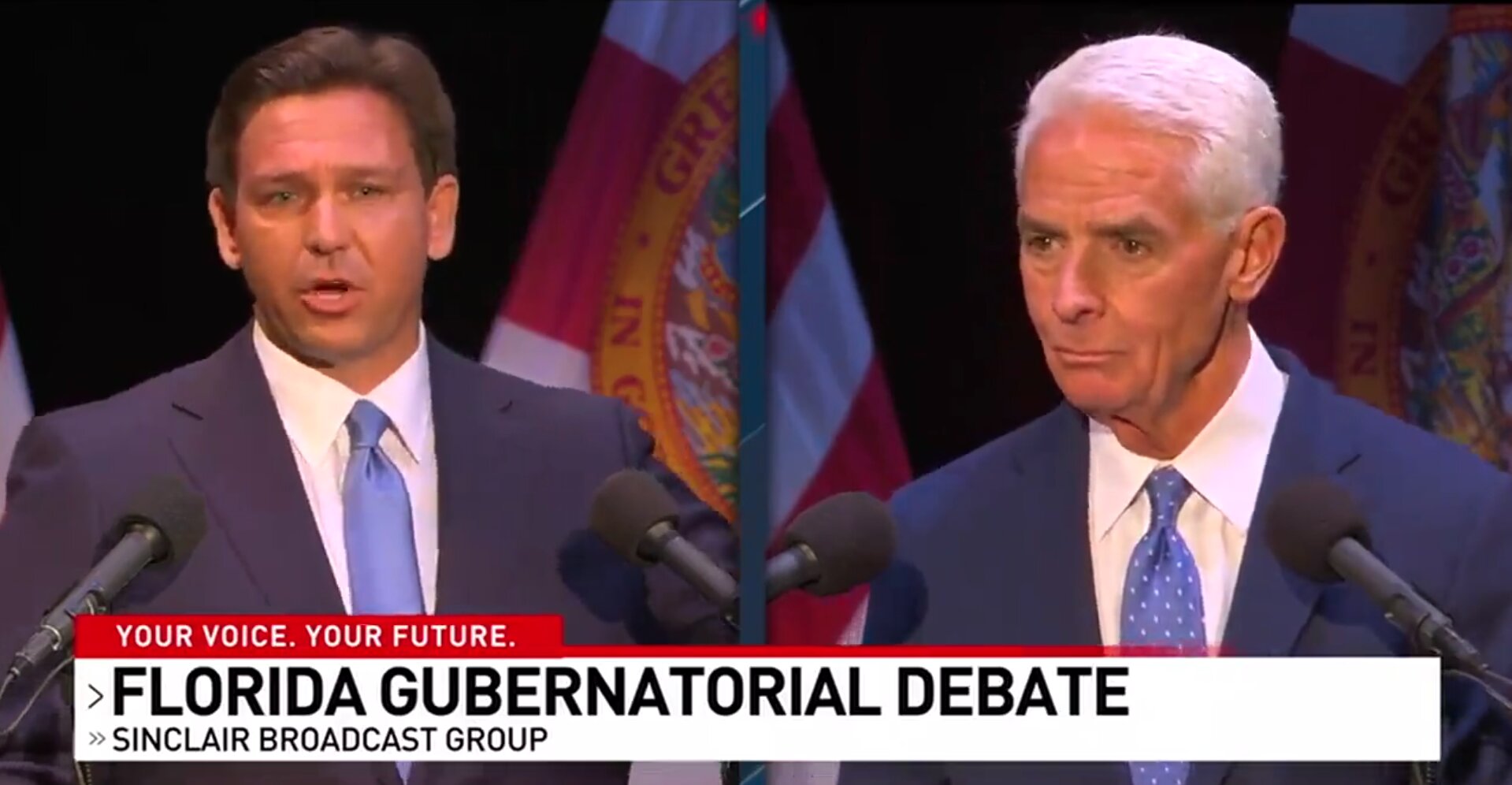 Watch: Crist Tries to Nail DeSantis on Potential 2024 Bid – His Response Has the Crowd Roaring