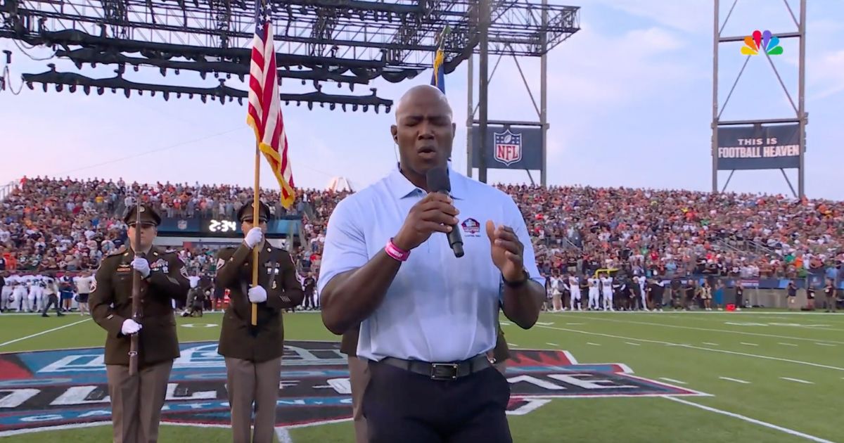 Watch: NFL Legend Roasted Online for Rendition of National Anthem