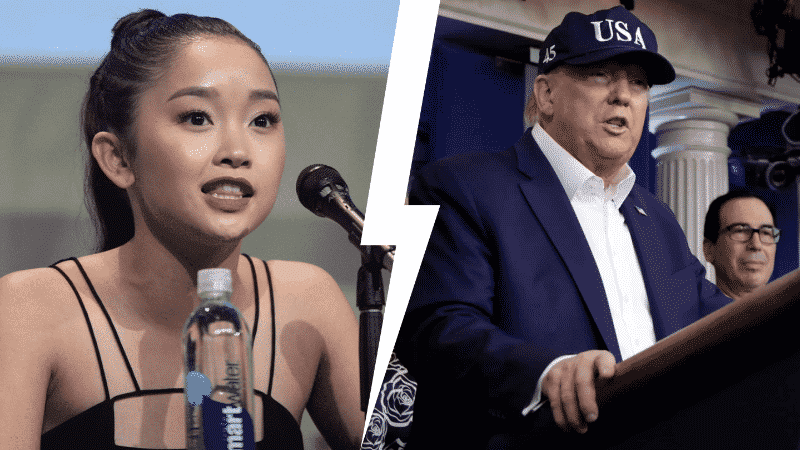 ‘How Dare You’: Actress Lana Condor Shreds Trump for Using the Term ‘Chinese Virus’