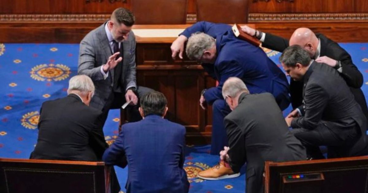 Rep. Greg Steube Shares Story About Praying With Speaker Mike Johnson on House Floor