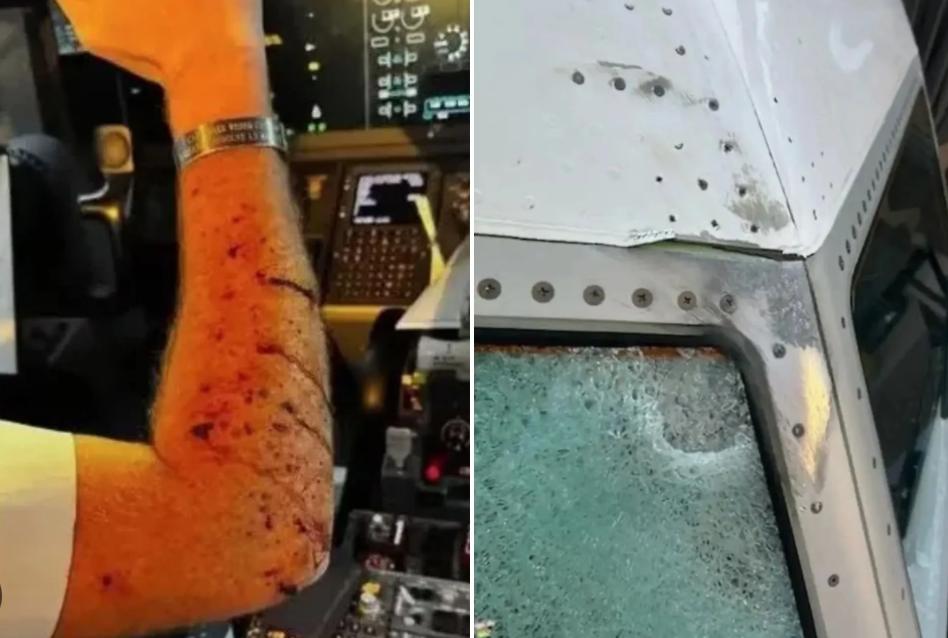 United Airlines Flight Forced To Land After Mysterious Object Hit Windshield