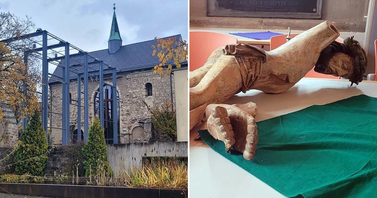 Migrant Shatters Historic Figure of Christ, Defense Team Claims It Was an Act of Faith