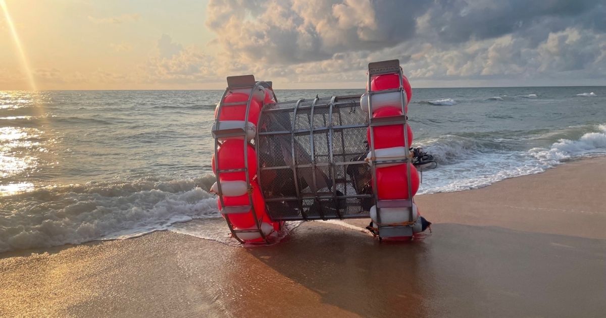 Man Trying to Walk on Water Washes Up on Beach in Bubble-Like Vessel, Police Say